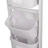 Panier à linge Mobile Bac à linge Panier de rangement Voir les images du produit 12