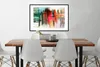 MuchoWow® Gerahmtes Poster Ölgemälde - Abstrakt 90x60 cm - Produktbild-Vorschau 3