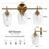 Tribesigns 3-Licht Badezimmer-Wandleuchte Gold, Moderne Produktbild-Vorschau 10
