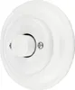 Unterputz Porzellan Retro LED Drehdimmer I PR1 weiß Produktbild-Vorschau 1