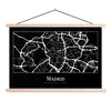 MuchoWow® Textilposter Madrid - Karte - Stadtplan 60x40 cm Produktbild-Vorschau 1