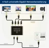 Gigabit Ethernet splitter, 1 naar 4, RJ45 netwerksplitter, Productafbeelding-voorbeeld 7