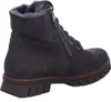 A side view of a gray boot with a zipper and laces. Produktbild-Vorschau