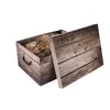 XXL Dekokarton 'Shabby Wood' in schöner, grauer Holzoptik - Produktbild-Vorschau 2
