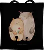 Mr. & Mrs. Panda canvas tasche Bären Liebe - Schwarz - Produktbild-Vorschau 1