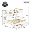 A diagram showing the dimensions of a bunk bed. Produktbild-Vorschau