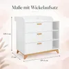 AGIONDA NUI Baby Wickelkommode mit Wickelaufsatz, 3 Produktbild-Vorschau 3