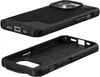 A black iPhone case is shown from two angles, one assembled and one disassembled. Anteprima dell’immagine prodotto