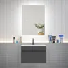 Badezimmer Badmöbel 60 cm Dünn Keramik Waschtisch mit Produktbild-Vorschau 2