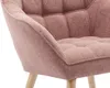 Sessel mit rosa Melange-Polsterung - CASERTA Produktbild-Vorschau 4