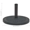 vidaXL Pied de parasol Résine Rond Noir 14 kg Voir les images du produit 6