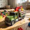 Malplay Lastwagen mit Kran Holzballen Light Sound Moving Produktbild-Vorschau 9