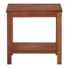 vidaXL Beistelltisch Akazienholz Massiv 45 x 33 x 45 cm Produktbild-Vorschau 8