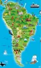 Illustrierte Weltkarte. Erlebniskarte mit Metall-Beleistung Produktbild-Vorschau 5