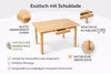 Esstisch mit Schublade Küchentisch Tisch Massiv Kiefer Produktbild-Vorschau 5
