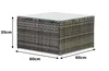 Polyrattan Lounge-Set mit Kissenbox inkl. Gasdruckfeder Produktbild-Vorschau 10