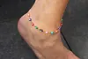 Bracelet de cheville ajustable avec œil du diable coloré - Voir les images du produit 2