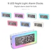 LED digitálne hodiny, svietiaci elektronický budík, Náhľad obrázku produktu 4