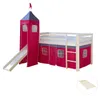Homestyle4u Hochbett 90x200 mit Rutsche Turm Lattenrost Produktbild-Vorschau 12