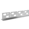 A close-up, angled view of a metal profile with cut-out shapes. Náhľad obrázku produktu
