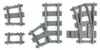 Trixbrix Weiche links R40, modular – Schienen kompatibel Produktbild-Vorschau 1