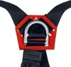 Hochseilgartengurt Tarzan Economic von singing rock; mit rotem D-Ring und schwarzem Gurtband. Voir les images du produit