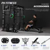 PH Fitness Power Rack con Smith machine, Cable Crossover e Anteprima dell’immagine prodotto 8