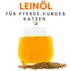 Leinöl Hunde, Pferde und Katzen 1 L - Barföl Nativ mit Produktbild-Vorschau 2