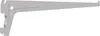 Träger PRO 10105 L.400mm p.Träger 60kg STA weißalu. Produktbild-Vorschau 1