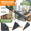 KESSER® Balkonfächer klappbar mit Wandhalterung | 140x140cm Produktbild-Vorschau 5