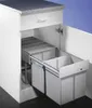 WESCO Poubelle encastrable Double Master 2x16ltr. gris alu Voir les images du produit 9