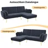 Ecksofa mit Relaxfunktion, L-Form, Schlafsofa mit Produktbild-Vorschau 6