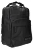 Kleiner Rucksack BKR-502 aus schwarzem Kunstleder, 26x29x10 Produktbild-Vorschau 1