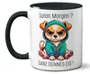 TassenKing Tasse mit Spruch lustig Hund Morgenmuffel Witz Produktbild-Vorschau 3