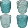 Boltze Windlicht Set Marilu 4-teilig (Blau, Deko-Gläser für Produktbild-Vorschau 6