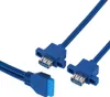 USB3.0 19PIN TO 2AF Front Motherboard Panel Mount Cable Voir les images du produit 3