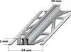 PROVISTON Dehnungsfugenprofile | 2 x 54 x 2500 mm | Produktbild-Vorschau 1