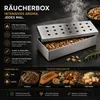 2 x Edelstahl Räucherbox + 1 Zange Smokerbox Räucherdose Produktbild-Vorschau 4