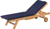 Liegenauflage Auflage Gartenliege blau, Polsterauflage Produktbild-Vorschau 1