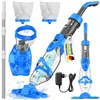 tillvex Poolsauger Blau/Grau mit Akku & Teleskopstange + Produktbild-Vorschau 1