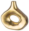 Gilde Vase, "Malta", Keramik, goldfarben, VE 2, L. 8.5 cm, Produktbild-Vorschau 1