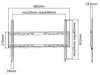 Equip Wandhalterung  37"-70"/1TFT Fest/Slim 1Gelenk  35Kg Produktbild-Vorschau 6