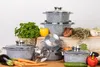 Topf-Set 10-tlg. Wunderschöne Töpfe mit Steinbeschichtung Produktbild-Vorschau 5