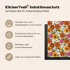 KitchenYeah© Herdabdeckplatte Vintage - Blumen - Muster , Produktbild-Vorschau 6