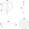 Unterputz-Duschset Rea Lungo Gold Produktbild-Vorschau 7