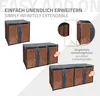 ML-Design Mülltonnenbox 4er für 4 Tonnen 240L 264x80x116,3 Produktbild-Vorschau 6