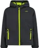 Cmp Fix Hood 3a00094 Softshelljacke Schwarz 10 Years Kinder Produktbild-Vorschau 1
