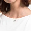 Swarovski Swan Halskette, Schwan, Weiss, Rhodiniert Produktbild-Vorschau 7