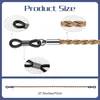 6 Stück Brillenband Leder, Brillenbänder Universal Produktbild-Vorschau 2