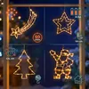 LED kerstverlichting voor het raam, silhouet, groot Productafbeelding-voorbeeld 7